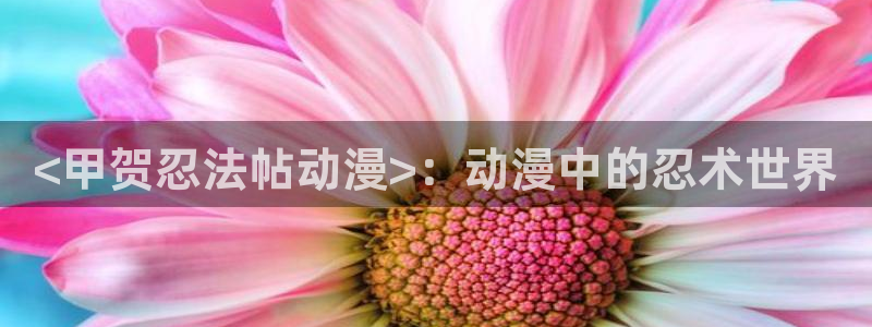 动漫天堂下载正版：<甲贺忍法帖动漫>：动漫中的忍术世界